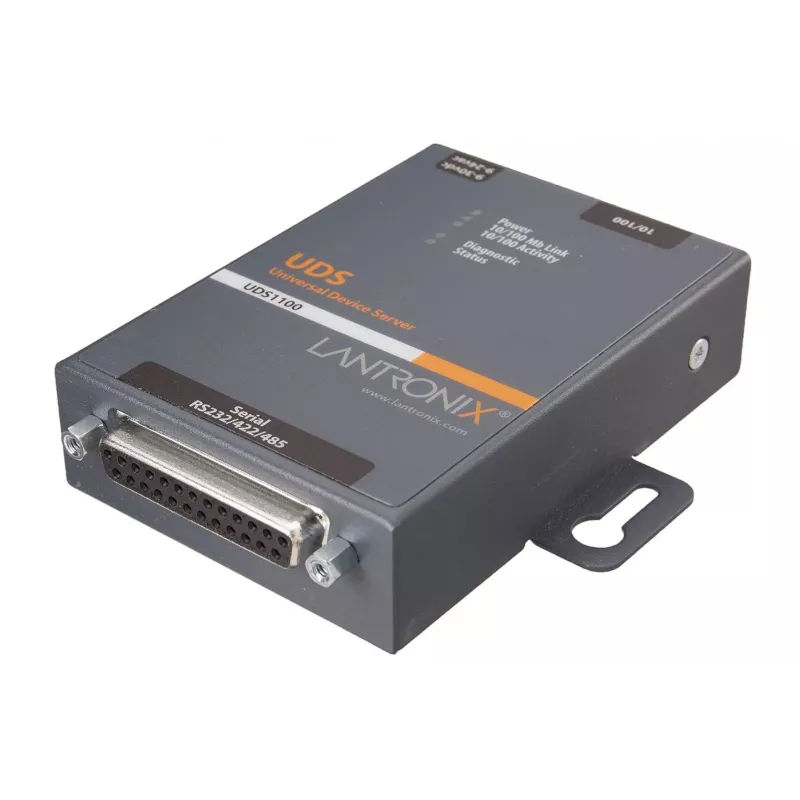 Lantronix Device Server UDS 1100 - įrenginių serveris - 10Mb LAN, 100Mb LAN, RS-232, RS-422, RS-485 (UD1100002-01)