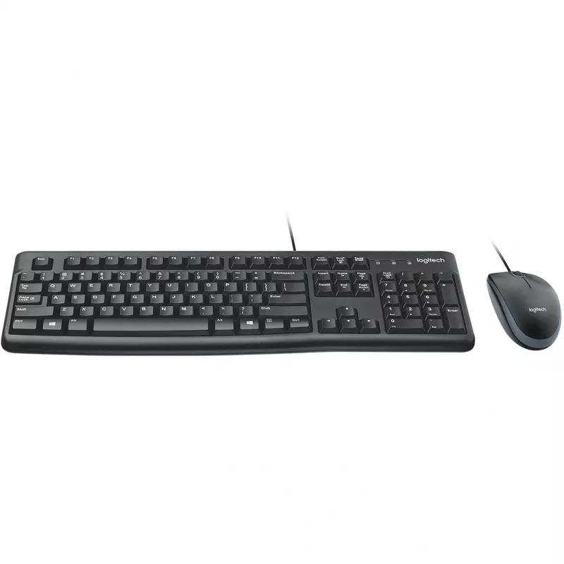 Logitech Desktop MK120 - klaviatūros ir pelės rinkinys - USB - itališka