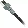 Tinklo kabelis PatchSee PCI6-DPF/100 RJ-45 Cat6a 30 m Juodas
