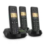 Belaidis telefonas Gigaset PURE 100 AM Trio — DECT, ilgas baterijos veikimo laikas, trijų rinkinys