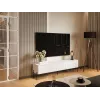 TV spintelė Cama Meble VERA 190x40x50 cm, matinė balta, medžio drožlių plokštės viršus