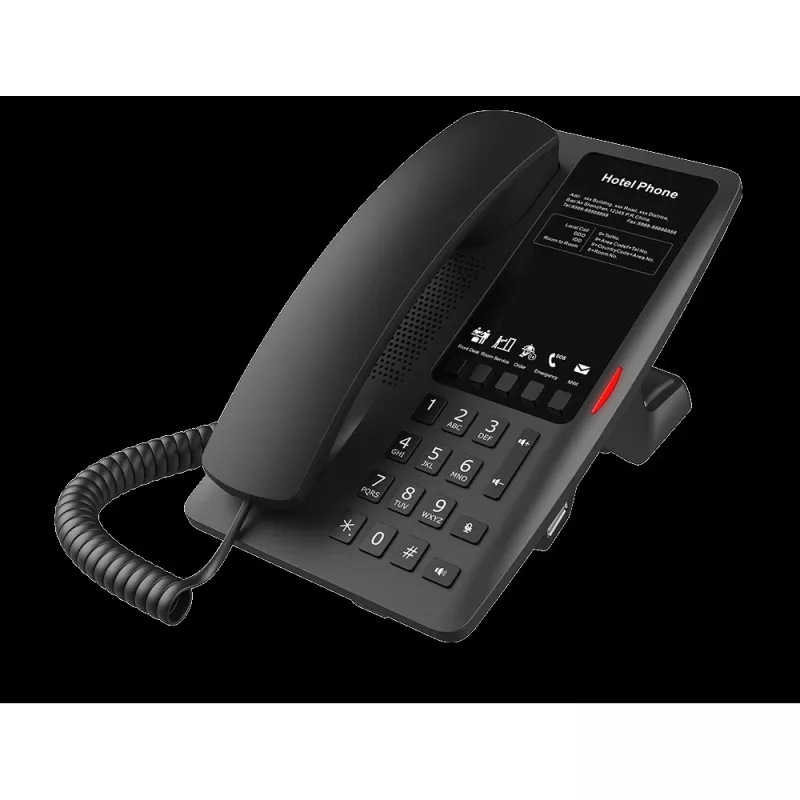 IP telefonas Fanvil H4W-Juoda — HD garsas, Wi‑Fi palaikymas