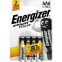 ENERGIZER ŠARMINĖ BATERIJA ALKALINE POWER AAA LR03 4 VIENETAI