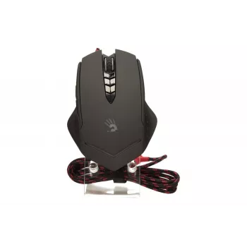 Žaidimų pelė A4Tech Bloody V8m — 3200 DPI, 8 mygtukai, V-Track optinė, USB Type-A, juoda