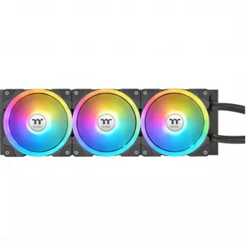 Skysčio CPU aušintuvas THERMALTAKE MAGFloe 420 Juoda 420mm radiatorius
