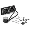 All-in-one liquid cooler BitsPower Cyclops 240 — Juoda/Sidabrinė, 240 mm radiator