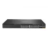 HPE Aruba 6300M - Switch - L3 - valdomas - 24 x 10/100/1000 + 4 x 1 Gigabit / 10 Gigabit / 25 Gigabit / 50 Gigabit SFP56 (aukštinimo / rietimo) - priekinė ir galinė oro srauto kryptis