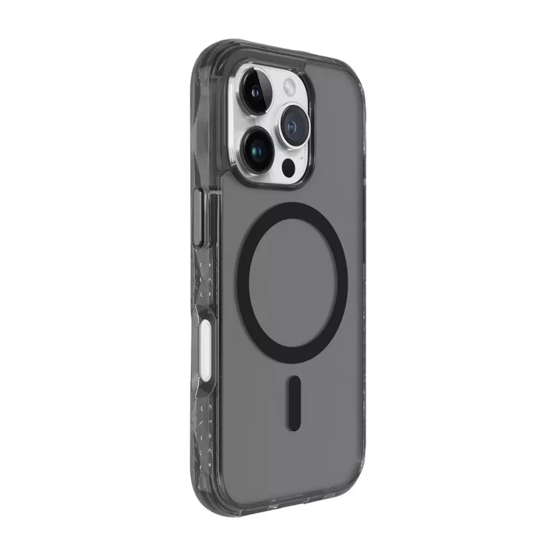 Dėklas LAUT CRYSTAL MATTER X iPhone 16 Pro Max permatomas juodas