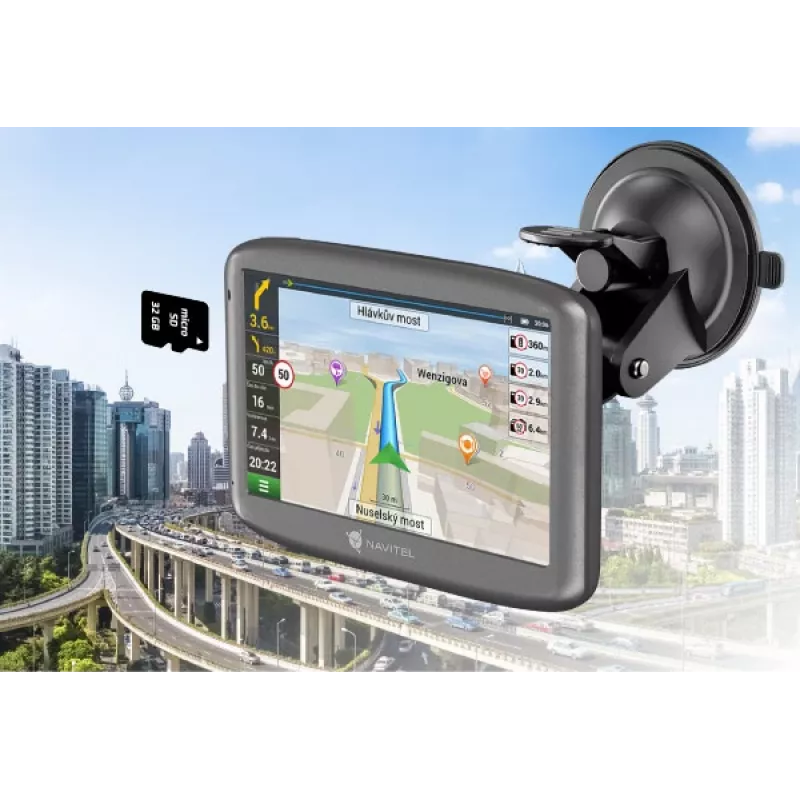 Navitel E501 Navigatorius 12,7 cm (5 colių) TFT jutiklinis ekranas Pilka