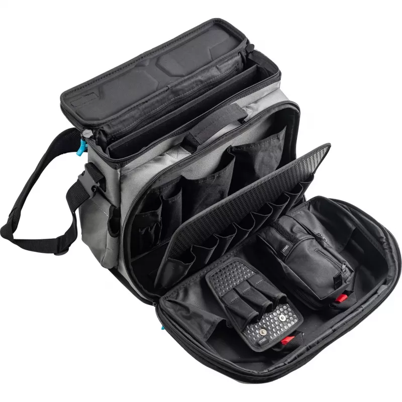 Įrankių krepšys b&w international Tool.Bag TEX.223 juodos antracitinės spalvos — minkštašonis dirbtuvių krepšys, modelis 116.70
