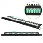 Patch Panel Extralink CAT6 UTP 0.5U 24 Port