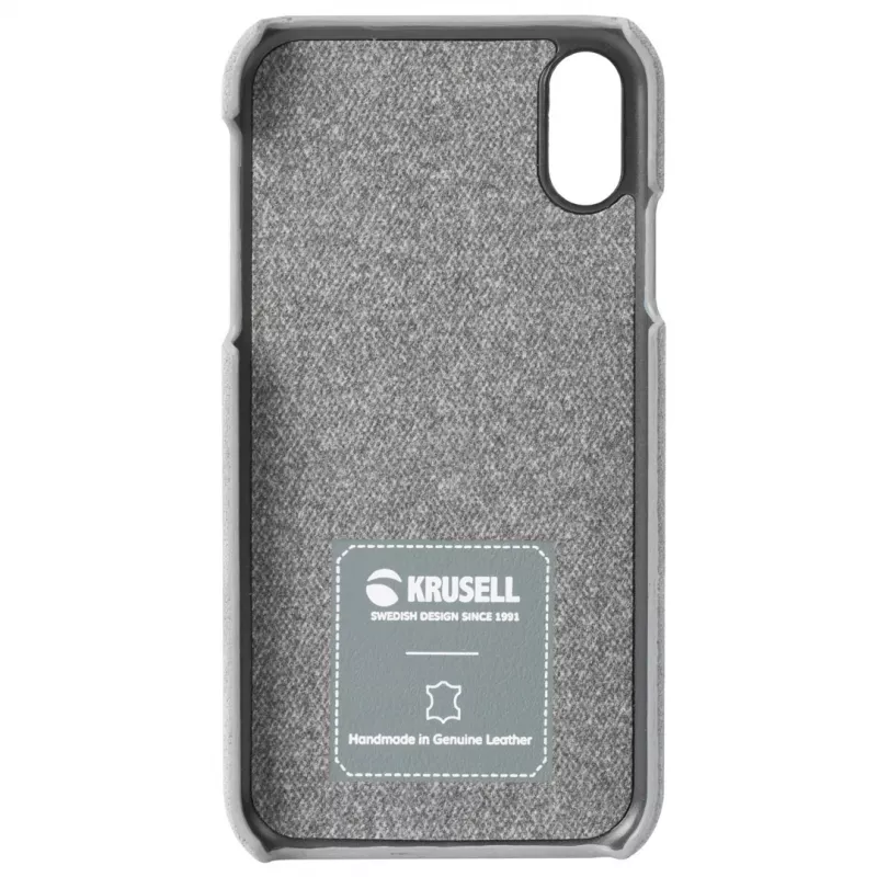 Dėklas Krusell Broby iPhone XS Max 16.5 cm Pilkas