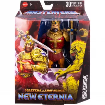 Veiksmo figūrėlė MATTEL Masterverse King Randor JBP79 — kolekcinė pozavimui tinkama figūrėlė