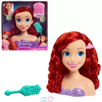Disney Princess - Ariel Styling Head, makiažo ir šukavimo galvutė
