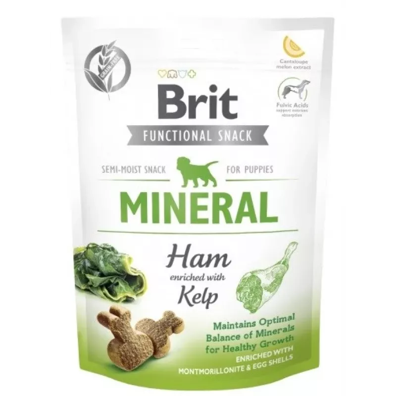 BRIT Functional Snack Mineral Ham - šunų skanėstas - 150g