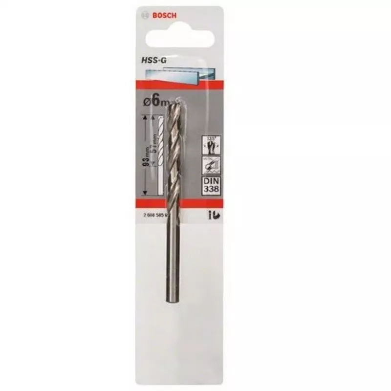 Sraigtinis grąžtas Bosch Metal drill bit HSS-G DIN 338