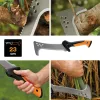 Fiskars 1051233 rankinis pjūklas 23 cm Juoda, Oranžinė, Sidabrinė