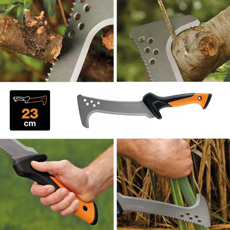 Fiskars 1051233 rankinis pjūklas 23 cm Juoda, Oranžinė, Sidabrinė