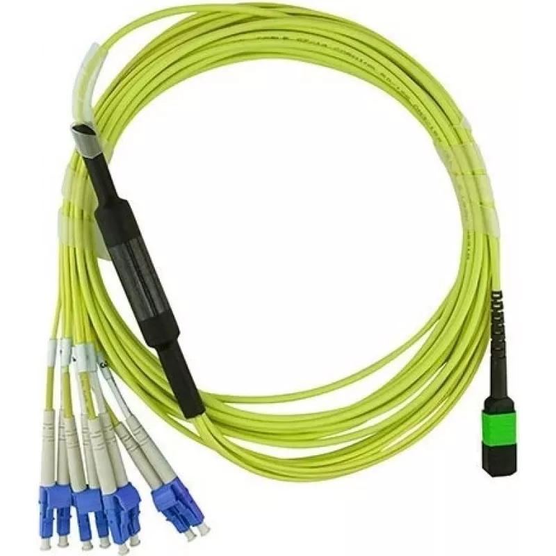 MPO-4xLC vienmodis komutacinis kabelis BlueOptics R4D63A 5 metrai