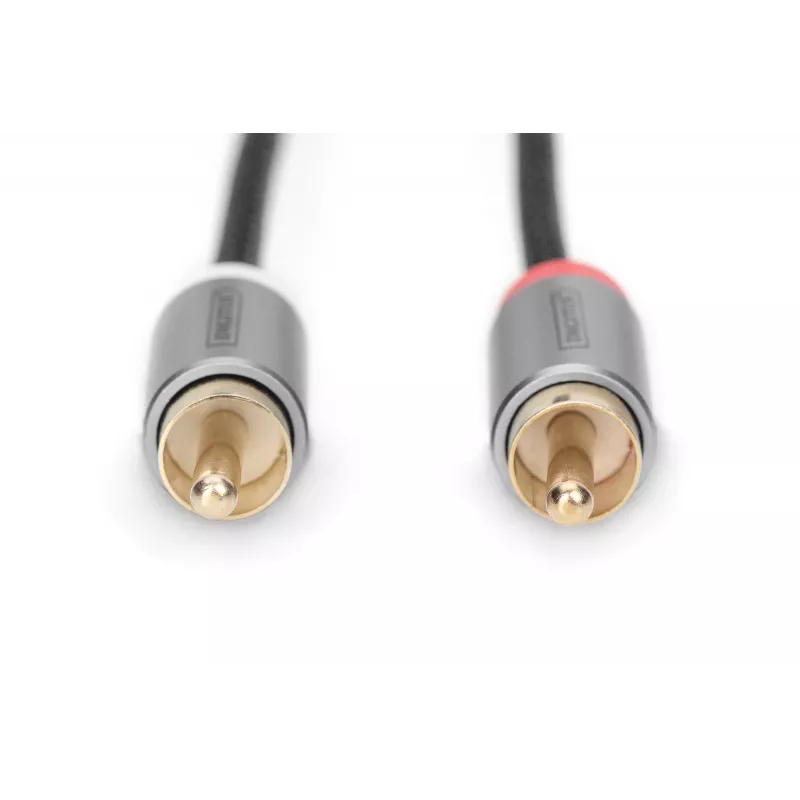 Digitus | Stereo 3,5 mm į 2 RCA skirstytuvas Y, M į M | DB-510330-018-S | 3,5 mm stereo | 2x RCA kištukas