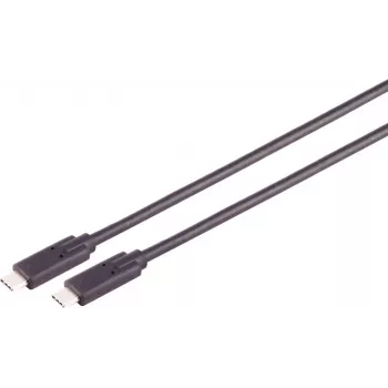 USB laidas S/CONN 13-63025 USB4 Gen 3x2 1 m USB C juodas