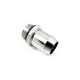 XSPC Connector tiesus G1/4 colio AG į 13 mm vidinio skersmens - chromas Sidabrinis