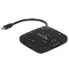 Delock 65529 kortelių skaitytuvas USB 2.0 Juoda