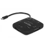Delock 65529 kortelių skaitytuvas USB 2.0 Juoda