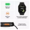 Išmanusis laikrodis Apple Watch Ultra 3 GPS + Cellular 49mm natūralaus titano korpusas, mėlyna/ryškiai mėlyna Trail Loop S/M