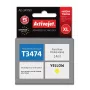 Rašalo kasetė ActiveJet AE-34YNX suderinama Epson 34XL T3474 — Geltona, dažų pagrindo 14 ml, didelės talpos (XL), vienetinis pakuotėje