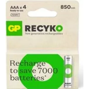 Įkraunama baterija GP ReCyko Micro AAA 850 mAh 1,2 V