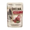 SHELMA su kalakutiena, antiena, vištiena ir jautiena padaže - drėgnas kačių ėdalas - 12x85g
