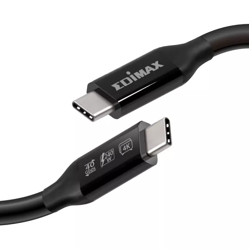 Edimax UC4 1 m 40 Gbit/s Juodas