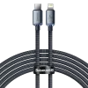 „Baseus CAJY000301“ mobiliojo telefono laidas, pilkas, 2 m, USB C, Lightning