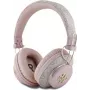 GUESS belaidė Bluetooth ausinė 4G Metal Logo Pink, GUBHS72P4FC4MP, universali (GUBHS72P4FC4MP)