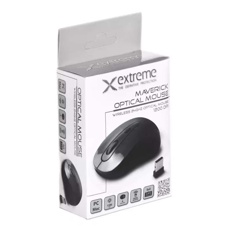 Extreme XM104K pelė USB Type-A optinė 1000 DPI dešinėje pusėje