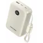 Išorinė baterija Vention 20000mAh 22.5W — 2× USB‑C, 1× USB‑A, smėlinė