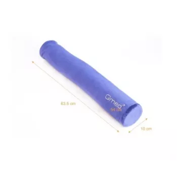 Ergonomiška daugiafunkcė pagalvė MDH FLEX PILLOW DRQE3F1CDXUXP — ritinio formos, 635 mm ilgio, 100 mm skersmens, violetinė, polipropilenas su veliūriniu užvalkalu