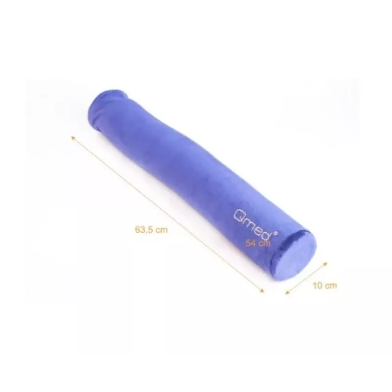 Ergonomiška daugiafunkcė pagalvė MDH FLEX PILLOW DRQE3F1CDXUXP — ritinio formos, 635 mm ilgio, 100 mm skersmens, violetinė, polipropilenas su veliūriniu užvalkalu