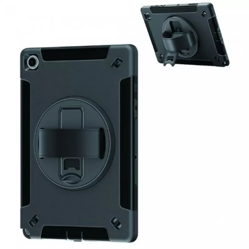 4smarts Rugged Case Grip Samsung Tab A8 10.5 (2021) juodas