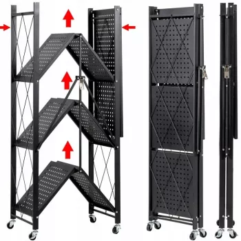 Sodo įrankių laikymo stovas Top e shop Rack FS004 — laisvai pastatomas, cinkuotas plienas, 720×340×1270 mm, 50 kg talpa