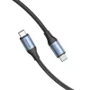 Vention USB4 Gen 3x2 Type-C į Type-C kabelis 1 m, 5 A, aliuminio lydinys, medvilnės pynė