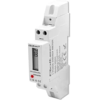 Vienfazis elektroninis skaitiklis QOLTEC 50993 230V 30A