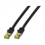 EFB-Elektronik RJ45 komutacinis kabelis Cat.6A S/FTP LSZH Cat.7 neapdorotas laidas juodas 0,25 m Gamintojas: EFB Elektronik (MK7001.0,25B)