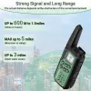 Nešiojama racija Baofeng BF-T25E — 16 kanalų, 2×1400 mAh Li‑Ion, VOX, LCD, žalia, 2 vnt. rinkinys