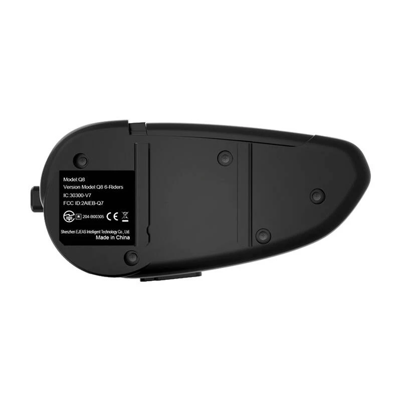 Motociklo domofonas EJEAS Q8 Bluetooth šalmo komunikatorius ilgo nuotolio domofonas