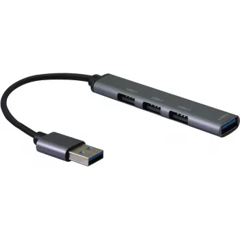 STANDARD USB 3.0 šakotuvas, USB-A jungtis, 4x USB-A prievadai (3x USB 2.0 + 1x USB 3.2 Gen1) (S3018)
