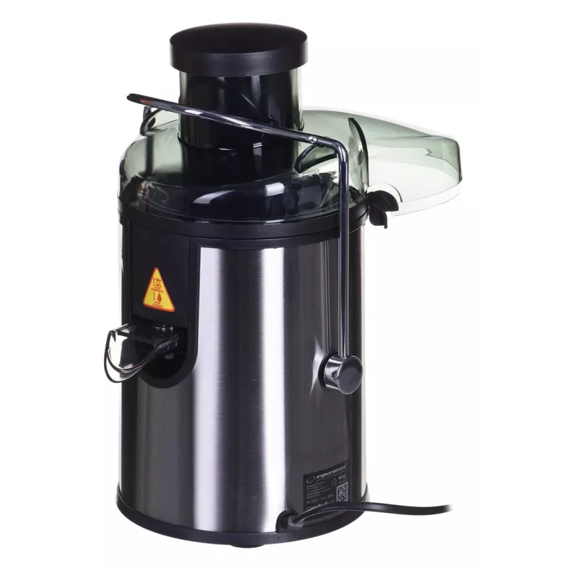 Sulčiaspaudė ESPERANZA EKJ002 - 500 W, 0,45 l sulčių talpykla, 1,5 l minkštimo dėžė, nerūdijantis plienas/juoda