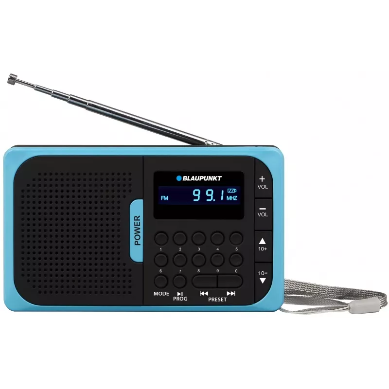 Blaupunkt PR5BL radijas Analoginis Juoda, Mėlyna
