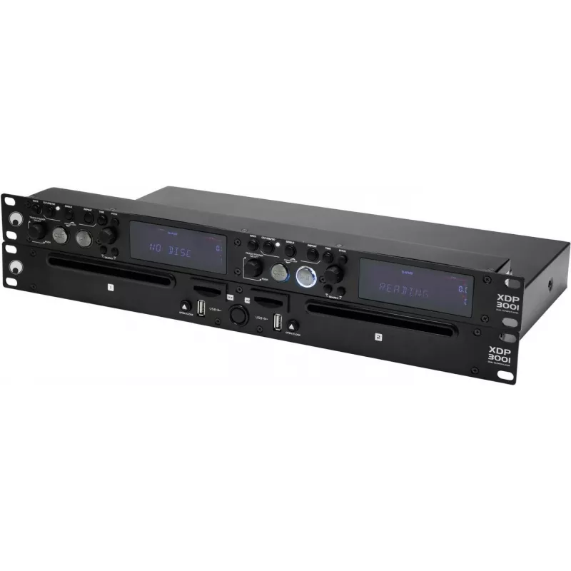 DJ CD/MP3 grotuvas Omnitronic XDP-3001 dvigubas denis su USB palaikymu